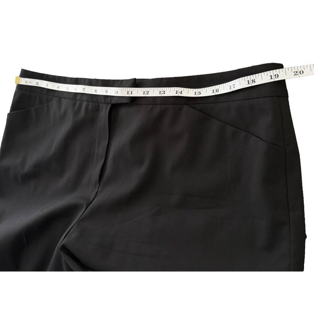Lafayette 148 New York Womens Black Wool Blend Straight Leg Dress Pants Size 14 - Picture 5 of 7